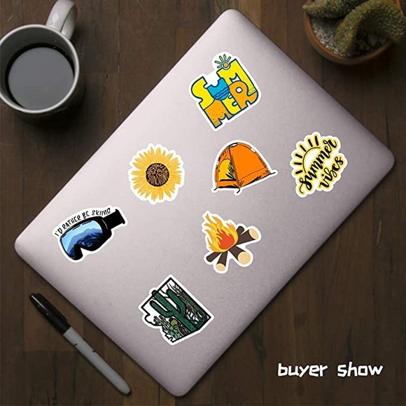 Nature camping stickers VSCO laptop hydro flask - Picture 6 of 16